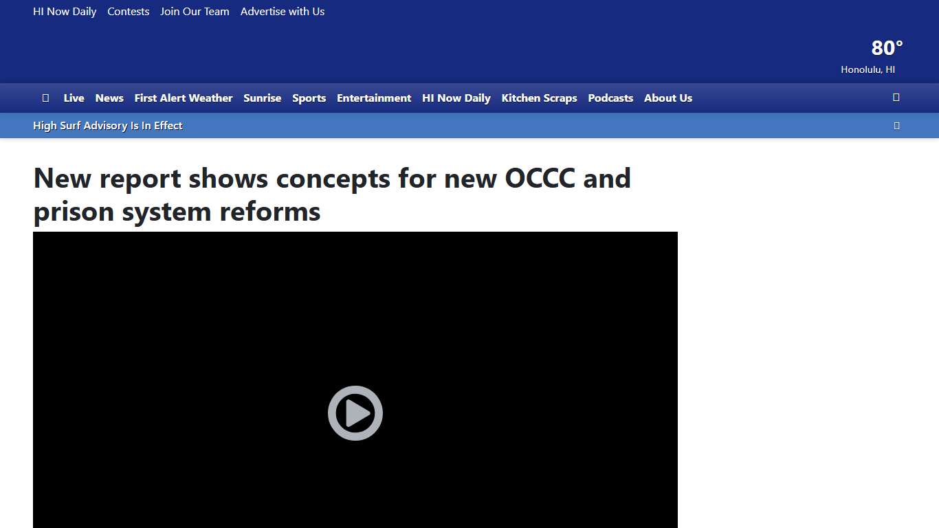 New report shows concepts for new OCCC and prison system reforms